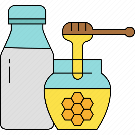 Bath, bee, honey, milk, spa, skin, skincare icon - Download on Iconfinder