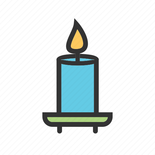 Candle, candles, flame, light, shelf, spa, wax icon - Download on Iconfinder