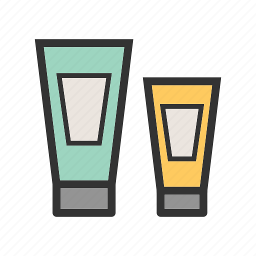Bottle, cosmetic, cream, shampoo, toothpaste, tube icon - Download on Iconfinder