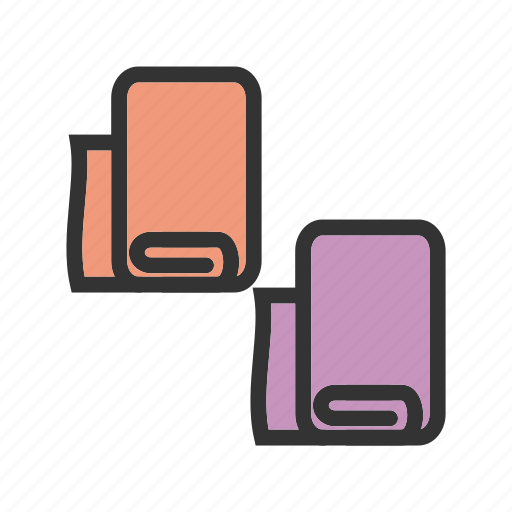 Clean, dinner, folded, napkin, object, tea, towel icon - Download on Iconfinder