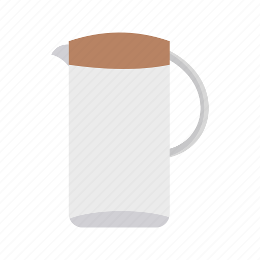 Cork, glass, jug, transparent drink, water, white icon - Download on Iconfinder
