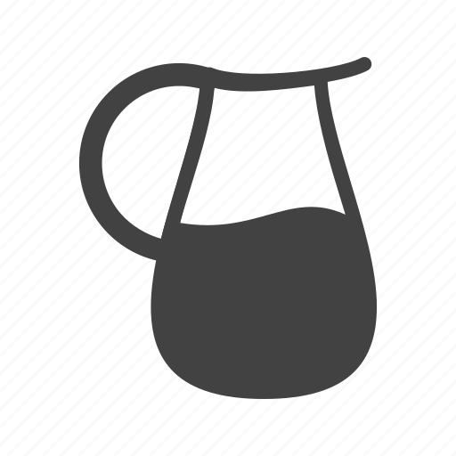 Cork, glass, jug, transparent drink, water, white icon - Download on Iconfinder