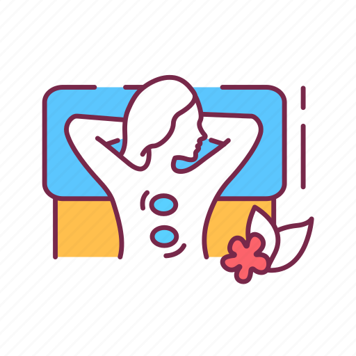 Body, female, massage, procedure, relax, service, spa icon - Download on Iconfinder
