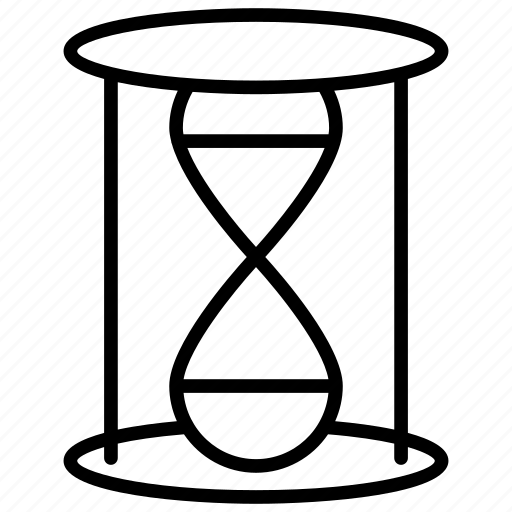 Clock, glass, hourglass, sand, timer icon - Download on Iconfinder