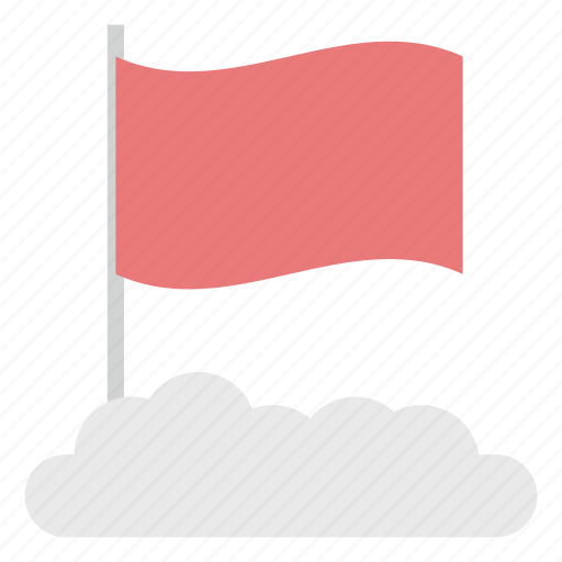 Check, cloud, data, flag, mark, red, weather icon - Download on Iconfinder