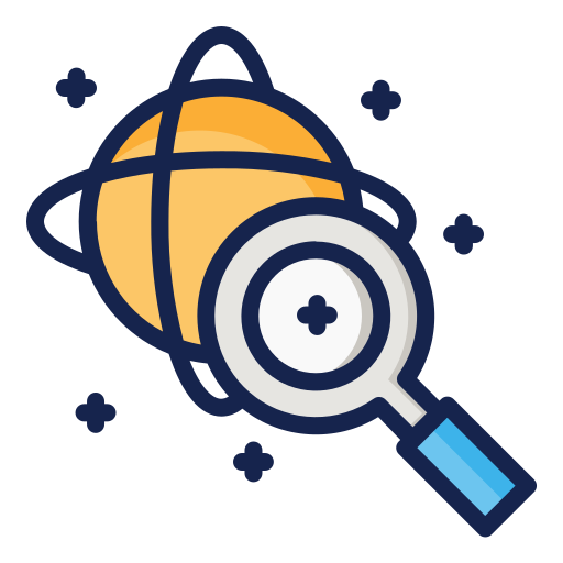 Research, space, astronomy, universe, galaxy icon - Free download