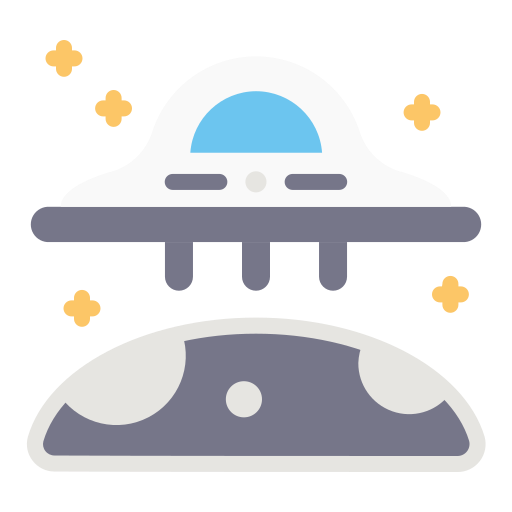Ufo, space, astronomy, universe, galaxy, moon icon - Free download