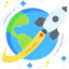 earth, rocket 