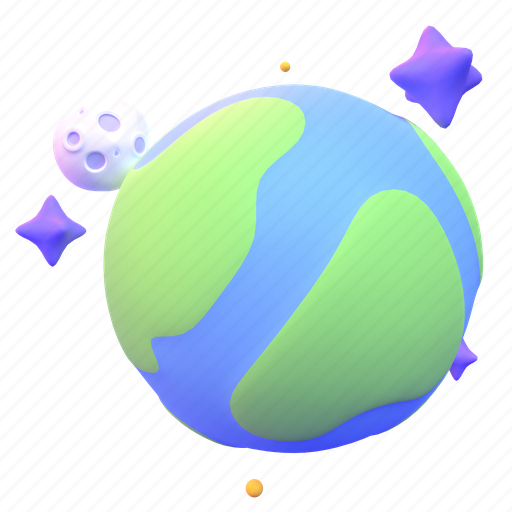 Earth, dynamic 3D illustration - Download on Iconfinder