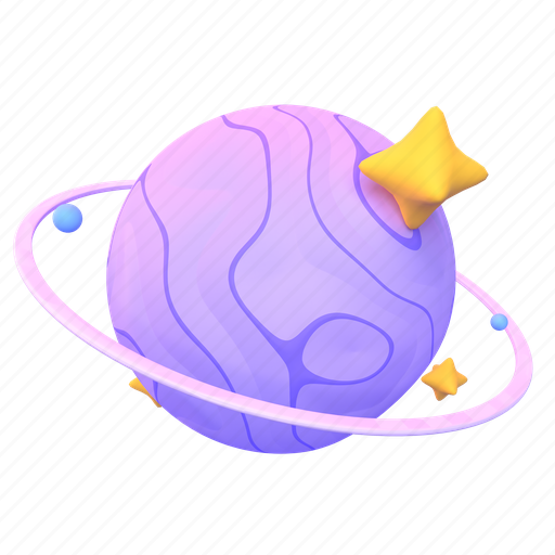 Uranus, dynamic 3D illustration - Download on Iconfinder