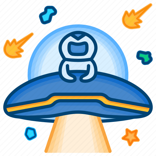 Alien, astronomy, galaxy, space, spaceship, ufo, universe icon - Download on Iconfinder