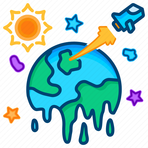 Evacuate, environment, spaceship, universe, space, black hole, climate change icon - Download on Iconfinder