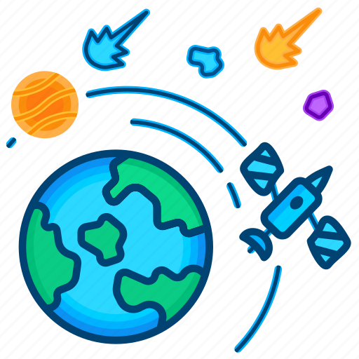 Gravity, orbit, satellite, astronaut, signal, space, universe icon - Download on Iconfinder