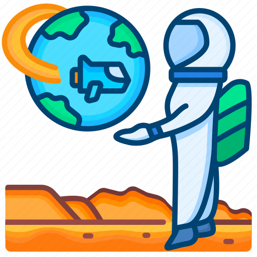 Spaceman, spaceship, pioneer, cosmonaut, explorer, astronaut, space suit icon - Download on Iconfinder