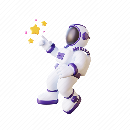 Astronaut, technology, space, science, galaxy, fantasy, universe 3D illustration - Download on Iconfinder