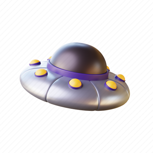 Ufo, technology, space, science, future, galaxy, astronaut 3D illustration - Download on Iconfinder