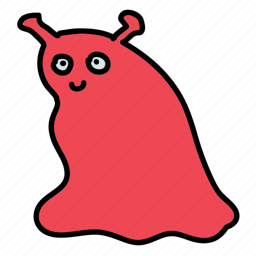 Alien, fiction, friendly, science, slime, slug, space icon - Download on Iconfinder