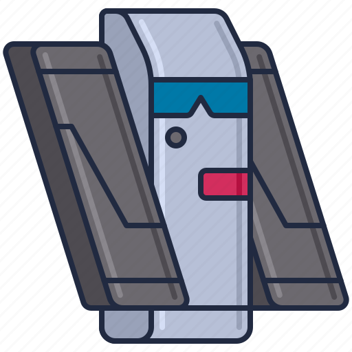 Tactical, defender, defense, machine, space, spaceship, tactical intelligent bot icon - Download on Iconfinder