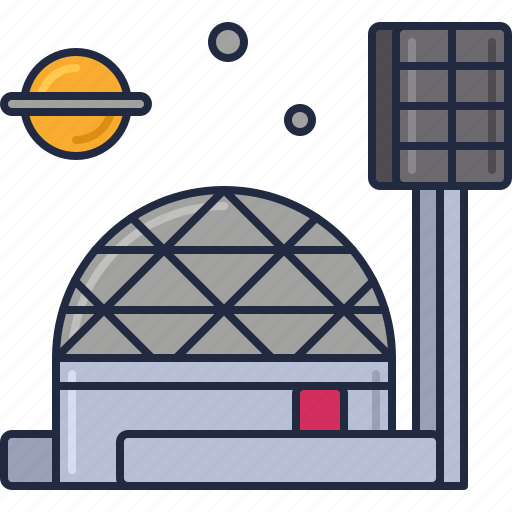 Dome, civilization, habitat, habitat dome, life dome planet base, space icon - Download on Iconfinder