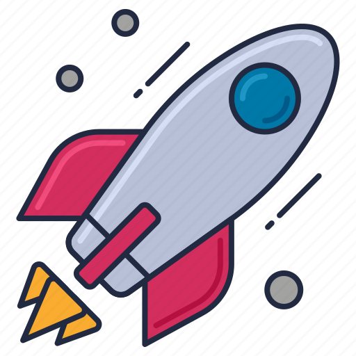 Rocket, aircraft, launch, missile, spacecraft, startup icon - Download on Iconfinder