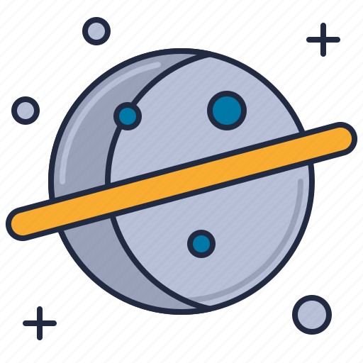 Saturn, planet, saturn ring icon - Download on Iconfinder