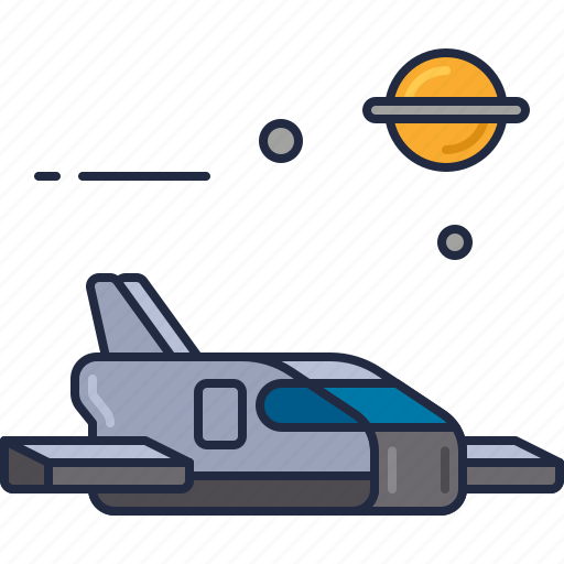 Flying jet, jet, space shuttle, spacecraft icon - Download on Iconfinder
