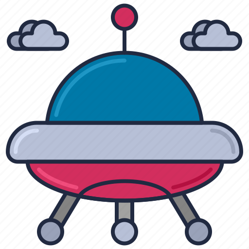 Ufo, alien, alien spaceship, flying saucer, spaceship, unknown flying object icon - Download on Iconfinder
