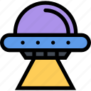 astronaut, flying, future, planet, saucer, science, space