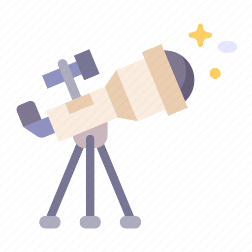 Telescope, education, observation, space icon - Download on Iconfinder