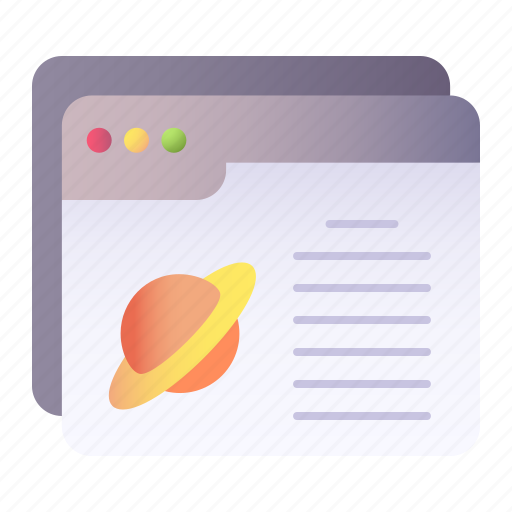Planet, browser, internet, network icon - Download on Iconfinder