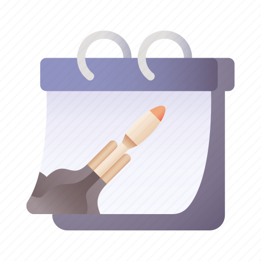 Rocket, launch, calendar, event icon - Download on Iconfinder