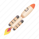 rocket, ship, space, transportation