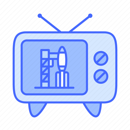 Rocket, launch, spaceship, tv icon - Download on Iconfinder