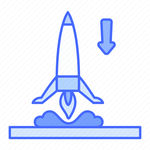 Rocket, landing, rocketship icon - Download on Iconfinder