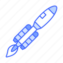 rocket, ship, space, transportation