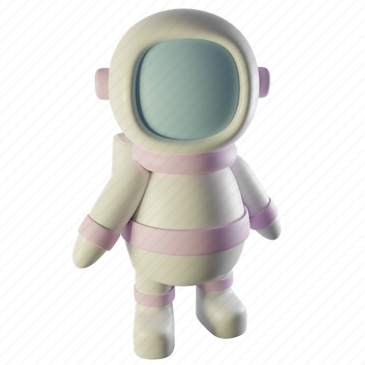 Astronaut, spaceman, universe, science, space 3D illustration - Download on Iconfinder
