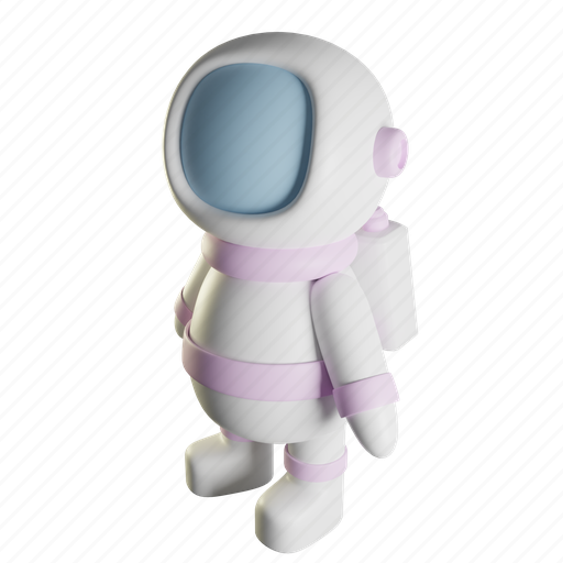 Space man, space woman, astronaut, female astronaut 3D illustration - Download on Iconfinder
