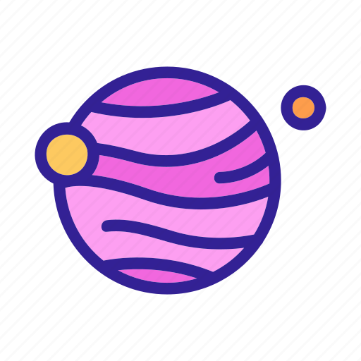 Astronomy, contour, cosmos, planet, satellite, space icon - Download on Iconfinder