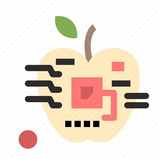 Apple, artificial, biology, digital, electronic icon - Download on Iconfinder