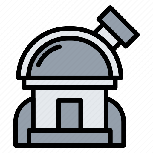 Building, observatory, planetarium, space, telescope icon - Download on Iconfinder