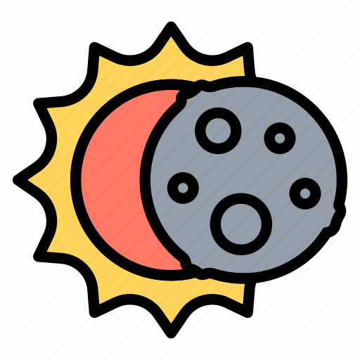 Eclipse, luna, moon, solar, space icon - Download on Iconfinder