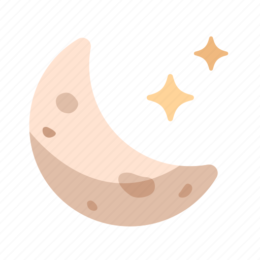 Moon, star, crescent, space, night sky, lunar, moonlight icon - Download on Iconfinder