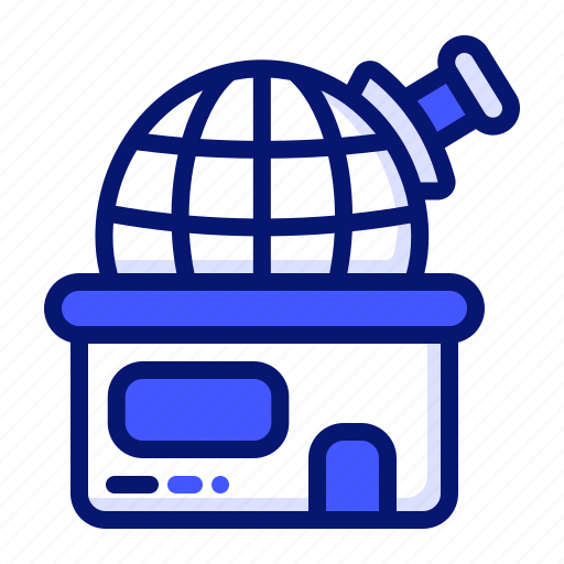 Observatory, view, scope, star, space, research, galaxy icon - Download on Iconfinder