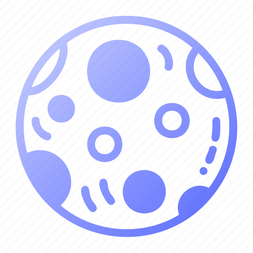 Moon, orbit, rock, phase, satellite, space, earth icon - Download on Iconfinder