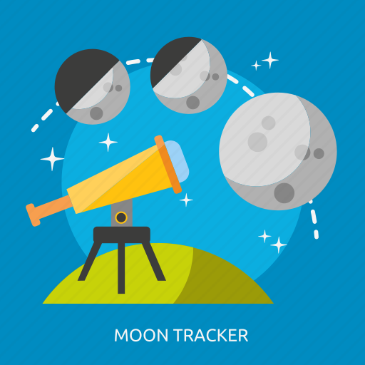 Moon, moon tracker, space, tracker, universe icon - Download on Iconfinder