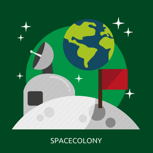 Colony, space, spacecolony, universe icon - Download on Iconfinder