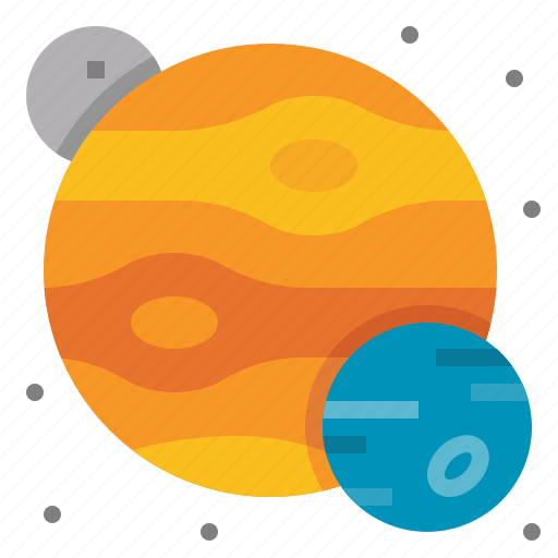 Galaxy, moon, planet, space icon - Download on Iconfinder
