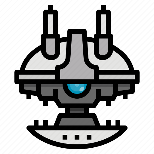 Drone, military, shield, space, war icon - Download on Iconfinder