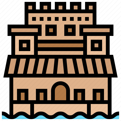 Alhambra, architecture, building, landmark, spain icon - Download on Iconfinder