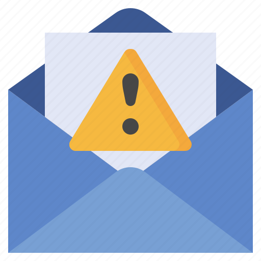 Email, miscellaneous, page, alert, warning icon - Download on Iconfinder
